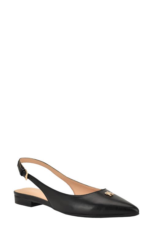 Tommy Hilfiger Tommy Hilfiger Velina Slingback Pointed Toe Flat
