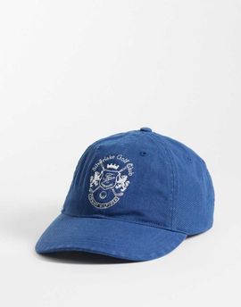 Tommy Hilfiger Tommy Hilfiger washed cotton crest logo cap in blue