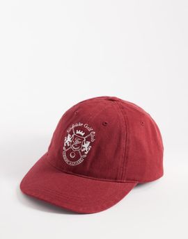Tommy Hilfiger Tommy Hilfiger washed cotton crest logo cap in red