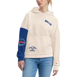 Tommy Hilfiger Women's Tommy Hilfiger Cream/Royal Buffalo Bills Harriet Pullover Hoodie 
