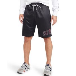 TOMMY JEANS Men's Tommy Jeans Black Miami Heat Mike Mesh Basketball Shorts 