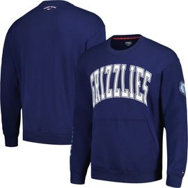 TOMMY JEANS Men's Tommy Jeans Navy Memphis Grizzlies Henry Pullover Sweatshirt 