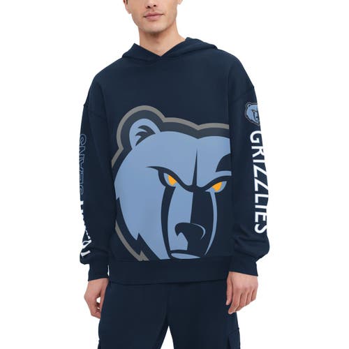 TOMMY JEANS Men's Tommy Jeans Navy Memphis Grizzlies Kenny Pullover Hoodie 