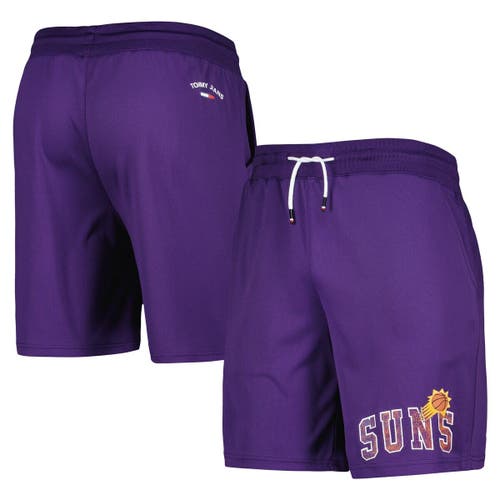 TOMMY JEANS Men's Tommy Jeans Purple Phoenix Suns Mike Mesh Basketball Shorts 