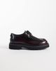 Tommy Jeans Tommy Jeans Archive leather lace-up shoes in burgundy-Red - 1