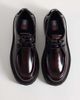 Tommy Jeans Tommy Jeans Archive leather lace-up shoes in burgundy-Red - 2