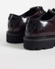 Tommy Jeans Tommy Jeans Archive leather lace-up shoes in burgundy-Red - 3