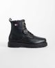 Tommy Jeans Tommy Jeans archive premium premium leather lace-up boots in black - 1