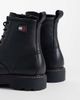 Tommy Jeans Tommy Jeans archive premium premium leather lace-up boots in black - 4