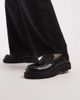 Tommy Jeans Tommy Jeans archive real premium leather loafers in black - 1