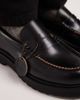 Tommy Jeans Tommy Jeans archive real premium leather loafers in black - 2