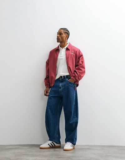 Tommy Jeans Tommy Jeans Ashton barrel leg jeans in mid wash blue