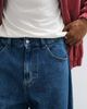 Tommy Jeans Tommy Jeans Ashton barrel leg jeans in mid wash blue - 4