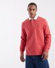 Tommy Jeans Tommy Jeans badge logo relaxed fit rugby shirt in red - 1