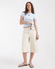 Tommy Jeans Tommy Jeans badge logo slim fit ribbed T-shirt in baby blue - 2