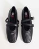 Tommy Jeans Tommy Jeans Baisley leather ballet flats in black - 2