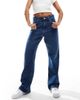 Tommy Jeans Tommy Jeans Betsy mid rise straight jeans in dark wash-Blue - 1