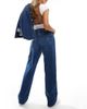 Tommy Jeans Tommy Jeans Betsy mid rise straight jeans in dark wash-Blue - 3