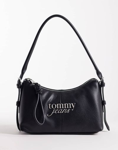 Tommy Jeans Tommy Jeans bold logo shoulder bag in black