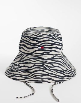 Tommy Jeans Tommy Jeans bucket hat in zebra print-Multi