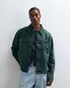 Tommy Jeans Tommy Jeans canvas jacket with corduroy collar in dark green - 1