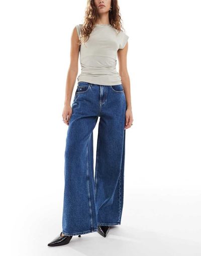 Tommy Jeans Tommy Jeans Charlie mid rise loose jeans in mid blue