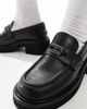 Tommy Jeans Tommy Jeans chunky heeled loafers in black - 2
