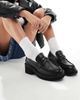 Tommy Jeans Tommy Jeans chunky heeled loafers in black - 4