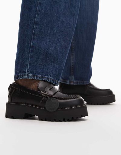 Tommy Jeans Tommy Jeans chunky loafers in black