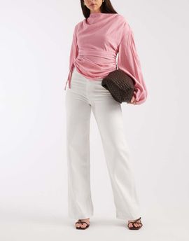 Tommy Jeans Tommy Jeans Claire high rise wide leg jeans in white