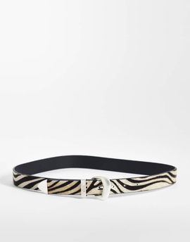 Tommy Jeans Tommy Jeans cool 3.5 cm belt in zebra print-Multi