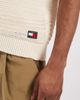 Tommy Jeans Tommy Jeans crochet short sleeve cardigan in beige-Neutral - 3