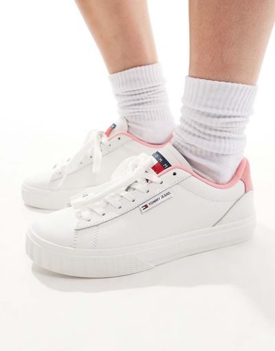 Tommy Jeans Tommy Jeans cupsole sneakers in pink