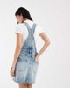 Tommy Jeans Tommy Jeans denim overalls dress in light wash blue - 4