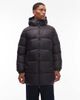 Tommy Jeans Tommy Jeans flag down long puffer jacket in black - 1