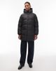 Tommy Jeans Tommy Jeans flag down long puffer jacket in black - 2
