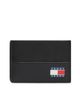 Tommy Jeans Tommy Jeans flag logo heritage card holder in black - 1