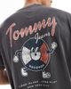 Tommy Jeans Tommy Jeans fun record backprint graphic T-shirt in washed black - 4