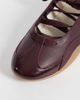Tommy Jeans Tommy Jeans fusion leather ballet sneakers in burgundy-Red - 4