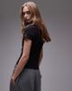 Tommy Jeans Tommy Jeans graphic baby t-shirt in black - 4