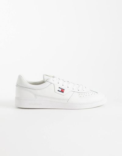 Tommy Jeans Tommy Jeans Greenwich leather sneakers in white
