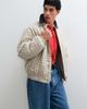 Tommy Jeans Tommy Jeans harrington jacket in beige plaid-Neutral - 3