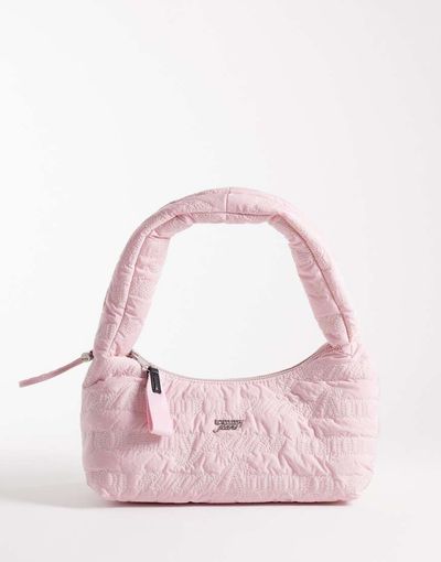 Tommy Jeans Tommy Jeans icon logo puffer shoulder bag in pink