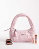 Tommy Jeans Tommy Jeans icon logo puffer shoulder bag in pink - 2