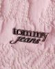 Tommy Jeans Tommy Jeans icon logo puffer shoulder bag in pink - 3