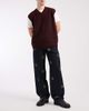 Tommy Jeans Tommy Jeans Jamie relaxed straight leg jeans with all-over crest logo in dark wash-Navy - 1