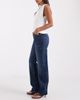 Tommy Jeans Tommy Jeans Kira mid rise straight fit jeans in dark wash-Navy - 3