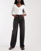 Tommy Jeans Tommy Jeans Layla high rise straight fit jeans in black - 1