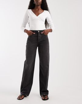 Tommy Jeans Tommy Jeans Layla high rise straight fit jeans in black