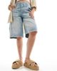 Tommy Jeans Tommy Jeans lettering flatform sandals in sand-Neutral - 4